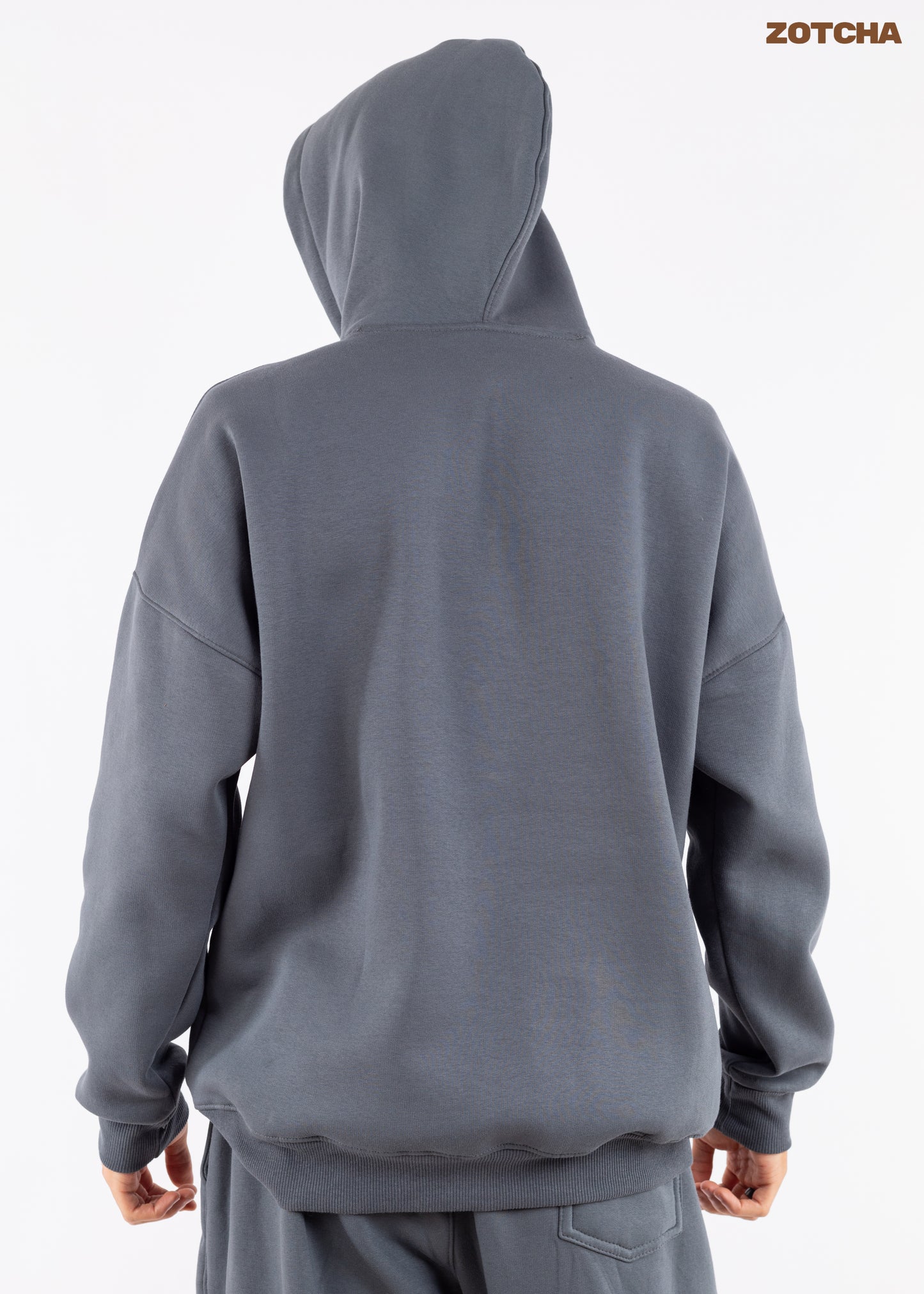 Basic oversized grey hoodie