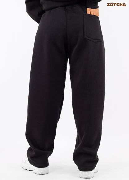 oversized black sweatpants